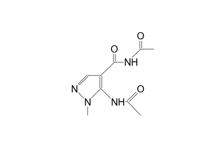 N-Acetyl-5-acetylamino-1-methyl-1H-pyrazole-4-carboxamide