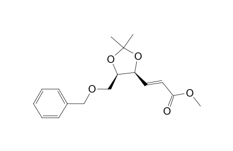 (E)-3-[(4S,5R)-2,2-dimethyl-5-(phenylmethoxymethyl)-1,3-dioxolan-4-yl]-2-propenoic acid methyl ester