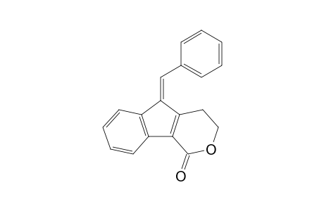 (5E)-5-(phenylmethylene)-3,4-dihydroindeno[1,2-c]pyran-1-one