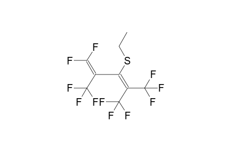 2,4-BIS(TRIFLUOROMETHYL)-3-ETHYLTHIO-1,1,1,5,5-PENTAFLUORO-2,4-DIENE
