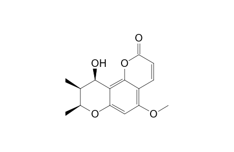 cis,cis-8,9-Dihydro-8,9-dimethyl-5-methoxybenzo[1,2-b;5,6-b']dipyran-2(2H)-one-10(10H)-ol