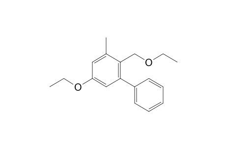 1-Ethoxymethyl-4-ethoxy-2-methyl-6-phenylbenzene