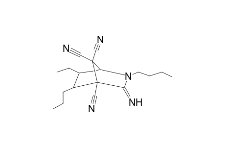 2-Butyl-6-ethyl-3-imino-5-propyl-2-azabicyclo[2.2.1]heptane-4,7,7-tricarbonitrile