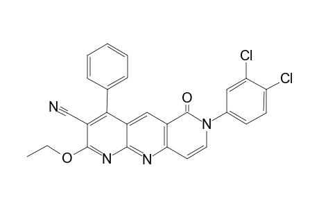 3-Cyano-2-ethoxy-6-oxo-6,7-dihydro-4-phenyl-7-(3,4-dichlorophenyl)-1,7,10-anthyridine
