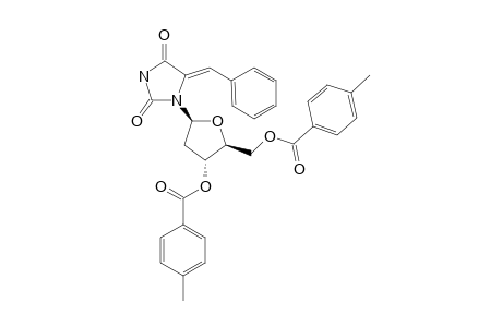 (Z)-1-[2-DEOXY-3,5-BIS-O-(4-METHYLBENZOYL)-BETA-D-ERYTHRO-PENTOFURANOSYL]-5-(PHENYLMETHYLENE)-2,4-IMIDAZOLIDINEDIONE