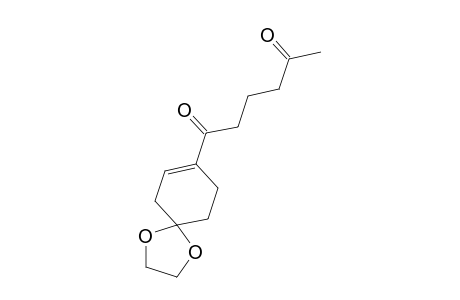4,4-Ethylendioxy-1-(5-oxohexanoyl)cyclohexene