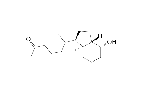 2-Heptanone, 6-(octahydro-4-hydroxy-7a-methyl-1H-inden-1-yl)-, [1R-[1.alpha.(R*),3a.beta.,4.alpha.,7a.alpha.]]-