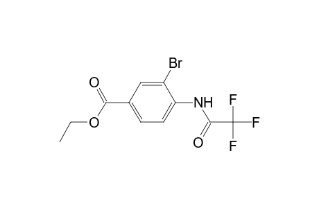 3-Bromo-4-[(2,2,2-trifluoro-1-oxoethyl)amino]benzoic acid ethyl ester