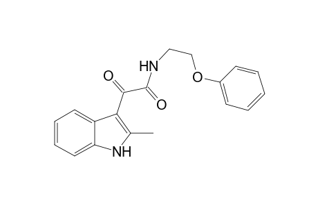 1H-Indole-3-acetamide, 2-methyl-.alpha.-oxo-N-(2-phenoxyethyl)-