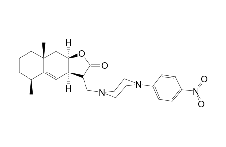 (3aR,5S,8aR,9aR)-5,8a-dimethyl-3-[[4-(4-nitrophenyl)-1-piperazinyl]methyl]-3,3a,5,6,7,8,9,9a-octahydrobenzo[f]benzofuran-2-one