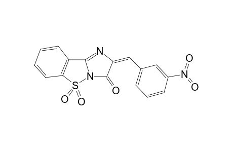 (2E)-2-(3-Nitrobenzylidene)imidazo[1,2-b][1,2]benzisothiazol-3(2H)-one 5,5-dioxide