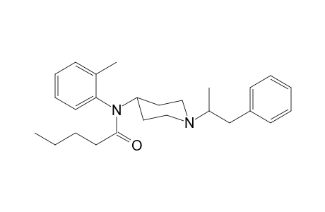 N-2-Methylphenyl-N-[1-(1-phenylpropan-2-yl)piperidin-4-yl]pentanamide