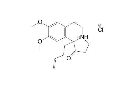 10b-(but-3-en-1-yl)-8,9-dimethoxy-1-oxo-2,3,4,5,6,10b-hexahydro-1H-pyrrolo[2,1-a]isoquinolin-4-ium chloride