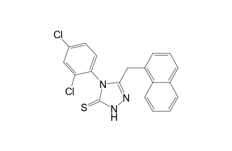 4-(2,4-dichlorophenyl)-3-(1-naphthalenylmethyl)-1H-1,2,4-triazole-5-thione