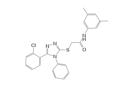 2-{[5-(2-chlorophenyl)-4-phenyl-4H-1,2,4-triazol-3-yl]sulfanyl}-N-(3,5-dimethylphenyl)acetamide
