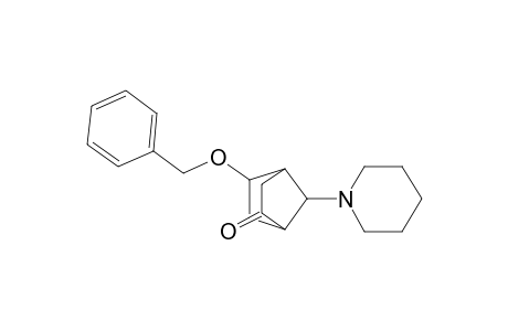 5-(endo)-benzyloxy-7-(anti)-piperidinobicyclo[2.2.1]heptan-2-one