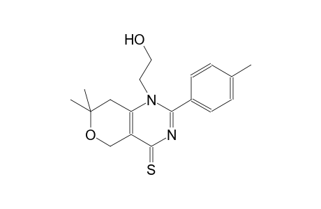 4H-pyrano[4,3-d]pyrimidine-4-thione, 1,5,7,8-tetrahydro-1-(2-hydroxyethyl)-7,7-dimethyl-2-(4-methylphenyl)-
