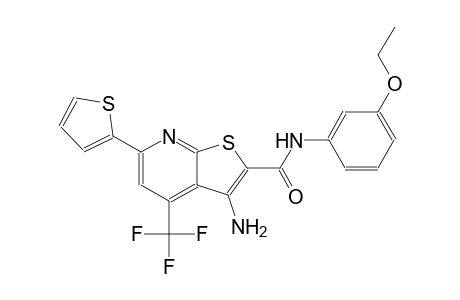 3-amino-N-(3-ethoxyphenyl)-6-(2-thienyl)-4-(trifluoromethyl)thieno[2,3-b]pyridine-2-carboxamide
