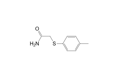 2-(4-Methylphenyl)sulfanylethanamide