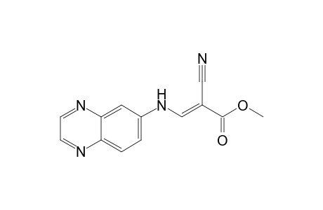 Methyl 2-cyano-3-[(quinoxalin-6'-yl)amino]-propenoate