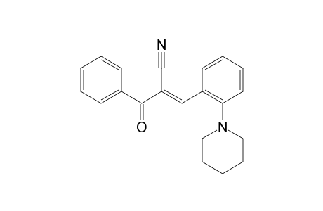 3-[2-(Piperidin-1-yl)phenyl]-2-(phenylcarbonyl)prop-2-enenitrile