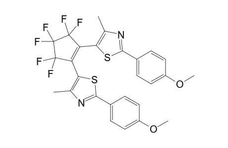 5-[3,3,4,4,5,5-hexafluoro-2-[2-(4-methoxyphenyl)-4-methyl-1,3-thiazol-5-yl]cyclopenten-1-yl]-2-(4-methoxyphenyl)-4-methyl-1,3-thiazole