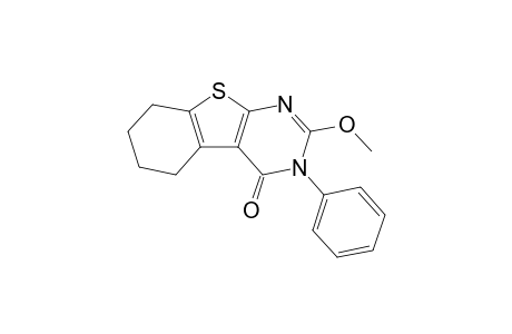 2-(Methoxy)-3-phenyl-5,6,7,8-tetrahydrobenzothieno[2,3-d]pyrimidin-4(3H)-one