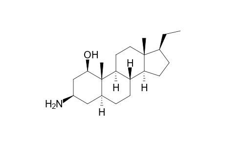 3.beta.-amino-1.beta.-hydroxy-5.alpha.-pregnane