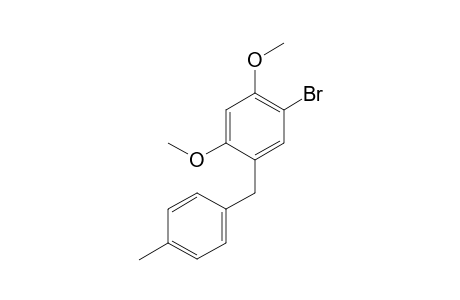 1-Bromo-2,4-dimethoxy-5-(4-methylbenzyl)benzene