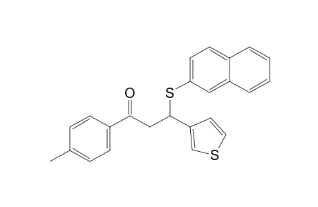 4'-methyl-3-[(2-naphthyl)thio]-3-(3-thienyl)propiophenone