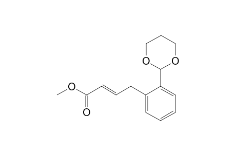 Methyl [4-(2'-(2''-(1'',3''-dioxanyl)))phenyl]-2-butenoate