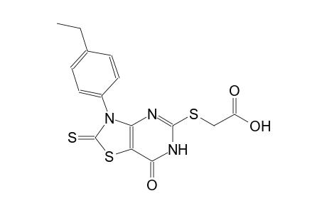 acetic acid, [[3-(4-ethylphenyl)-2,3,6,7-tetrahydro-7-oxo-2-thioxothiazolo[4,5-d]pyrimidin-5-yl]thio]-