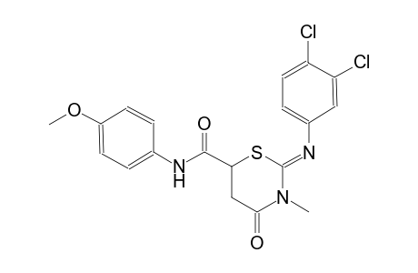 2H-1,3-thiazine-6-carboxamide, 2-[(3,4-dichlorophenyl)imino]tetrahydro-N-(4-methoxyphenyl)-3-methyl-4-oxo-, (2Z)-