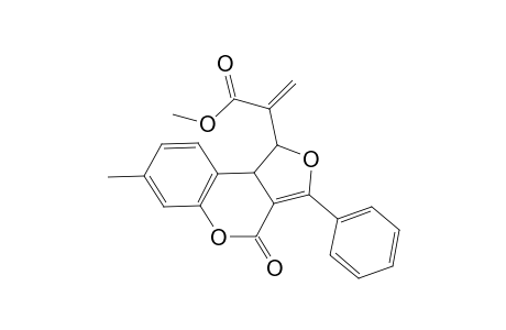 Methyl 2-(7-Methyl-4-oxo-3-phenyl-1,9b-dihydro-4H-furo[3,4-c]-chromen-1-yl)acrylate