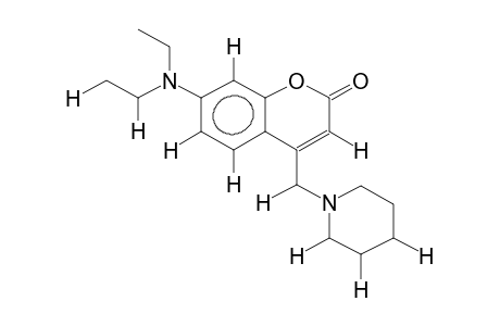 4-PIPERIDINOMETHYL-7-DIETHYLAMINOCOUMARIN