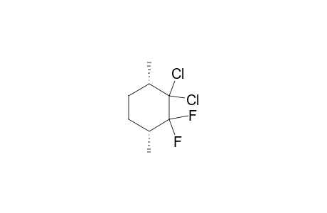 Cyclohexane, 1,1-dichloro-2,2-difluoro-3,6-dimethyl-, cis-