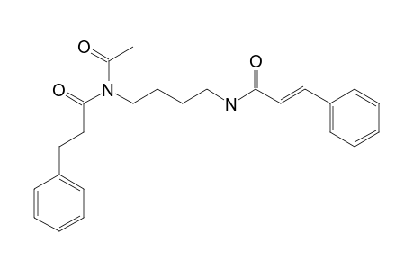 EDULIMIDE;N-1-CINNAMOYL-N-2-ACETYL-N-2-DIHYDROCINNAMOYL-PUTRESCINE