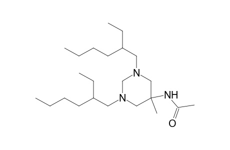 1,3-bis(2-ethylhexyl)hexahydro-5-methyl-5-acetylaminopyrimidine