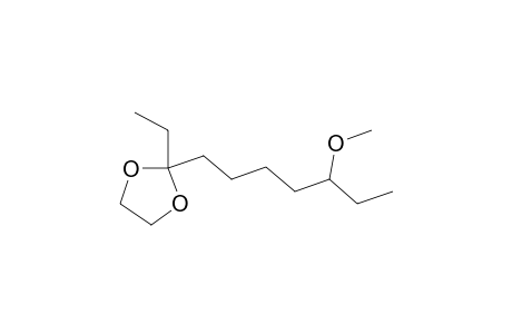 1,3-Dioxolane, 2-ethyl-2-(5-methoxyheptyl)-