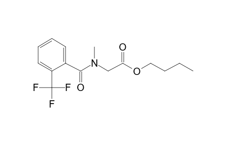 Sarcosine, N-(2-trifluoromethylbenzoyl)-, butyl ester