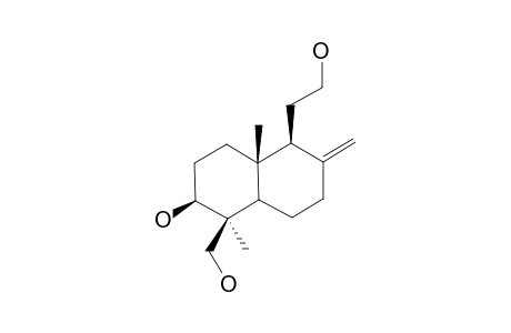 3-BETA,12,19-TRIHYDROXY-13,14,15,16-TETRANORLABD-8(17)-ENE