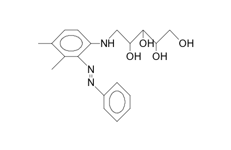 1-(3,4-Dimethyl-2-phenylazo-anilino)-1-deoxy-ribitol