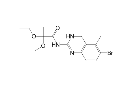 Propanamide, N-(6-bromo-1,4-dihydro-5-methyl-2-quinazolinyl)-2,2-diethoxy-