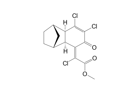 Methyl [(1.alpha.,4.alpha.,4a.beta.8a.beta.)-7,8-Dichloro-1,2,3,4,4a,5,6,8a-octahydro-6-oxo-1,4-methanonaphthalen-5-ylidene]chloroacetate