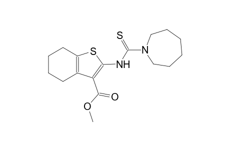 methyl 2-[(hexahydro-1H-azepin-1-ylcarbothioyl)amino]-4,5,6,7-tetrahydro-1-benzothiophene-3-carboxylate