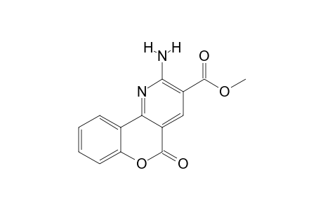 2-amino-5-keto-chromeno[3,4-e]pyridine-3-carboxylic acid methyl ester