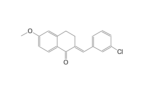 (2E)-2-(3-chlorobenzylidene)-6-methoxy-3,4-dihydro-1(2H)-naphthalenone