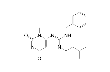 8-(benzylamino)-7-isopentyl-3-methyl-3,7-dihydro-1H-purine-2,6-dione