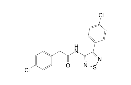 2-(4-Chlorophenyl)-N-[4-(4-chlorophenyl)-1,2,5-thiadiazol-3-yl]acetamide