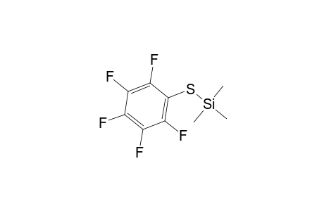 Silane, trimethyl[(pentafluorophenyl)thio]-